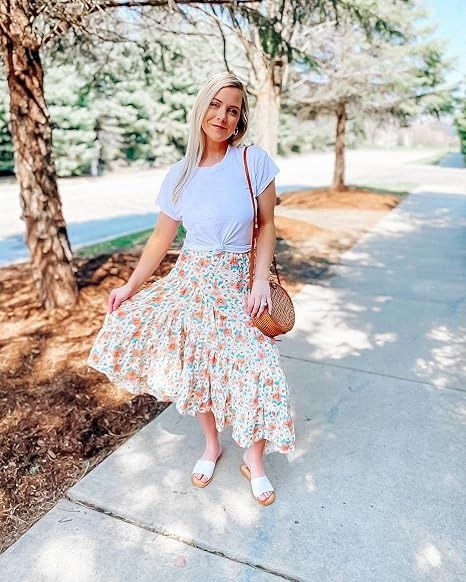 Floral Midi Skirt image 1